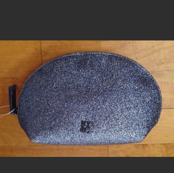 Sparkle Glam Cosmetic Bag by New York and Company In Silver - Picture 11 of 11